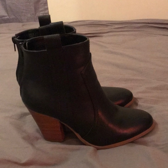 Block Heel Booties - Picture 2 of 5